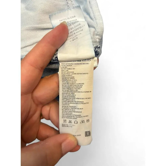 Miss Sixty Women's Jeans Blue Attack Cropped High Waisted Button Up Denim 26 - Picture 6 of 10